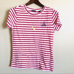 Scotch & Soda || Striped Casual Short Sleeve Top